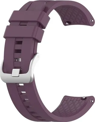 Produktbild von BStrap Silicone Cube Armband für Huawei Watch GT3 46mm, purple plum