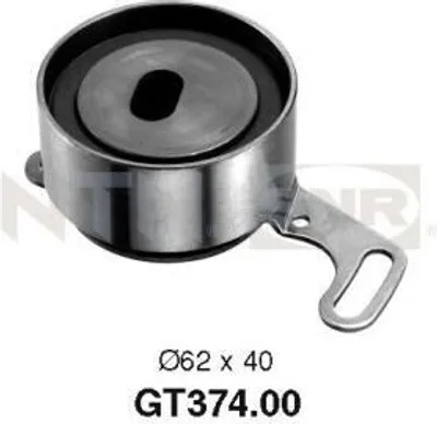 Produktbild von SNR GT374.00 Spannrolle Zahnriemen Ø62mm für HONDA Accord VI Limousine (CK, CG, CH, CF8) PRELUDE V (BB) PRELUDE IV (BB) ACCORD VI Coupe (CG)