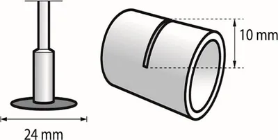Obrázek produktu pro Dremel 420, Řezací kotouč, Kov, Plast, Dřevo, 35000 ot/min, Dremel, Šedá, 2,38 cm
