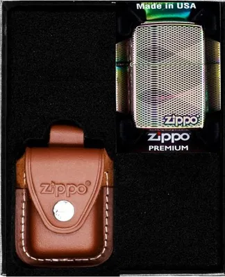 Produktbild von ZIPPO Feuerzeug ILLUSION LINE PATTERN DESIGN Geschenkset Nr. 4