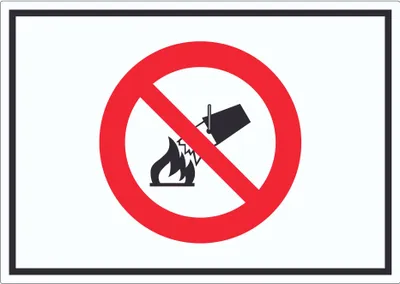 Produktbild von Mit Wasser löschen verboten Symbol Aufkleber A9 (37x52mm)