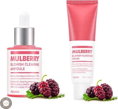 Produktbild von A'PIEU - Mulberry Blemish Clearing Ampoule Set - Gegen Hautunreinheiten, Sommersprossen und andere Unvollkommenheiten