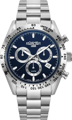 Produktbild von Roamer Herren Uhr Analog Quarz Chronograph 850837 41 45 20 Monza 100 Edelstahl