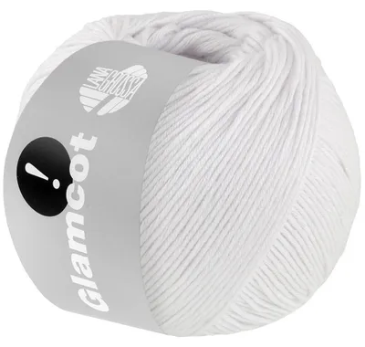Produktbild von Lana Grossa - Glamcot 0001 weiß