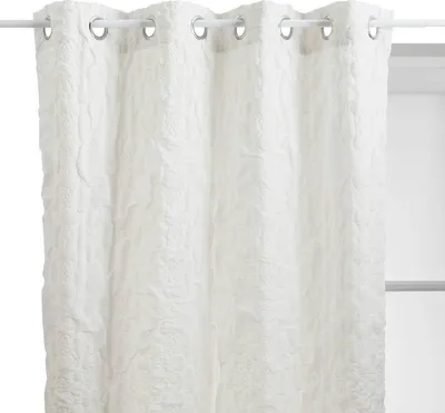 Produktbild von Steppvorhang iris 135x260cm weiß - Atmosphera créateur d'intérieur