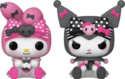 Produktbild von Hello Kitty POP! Vinyl Schlüsselanhänger 2er-Pack My Melody & Kuromi 4 cm