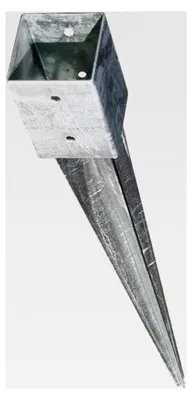 Produktbild von Einschlagbodenhülse für Pfosten verzinkt 101x101x900mm