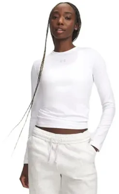 Immagine prodotto di Maglietta a maniche lunghe Under Armour Coldgear, colore bianco, taglia S, per donna