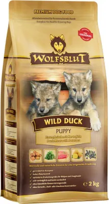 Productafbeelding van Wild duck puppy 2kg Wolfsblut