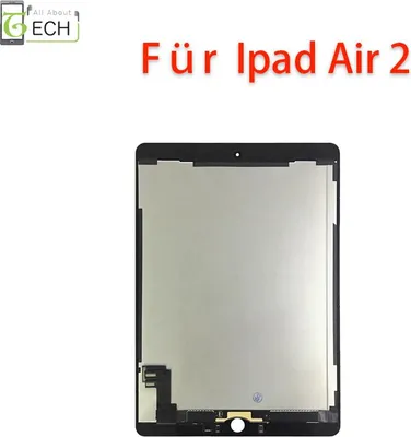 Produktbild von LCD Display für iPad Air 2 A1566 A1567 (2014) Retina Schwarz Touchscreen