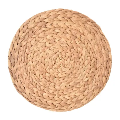 Produktbild von Handgefertigter Topfuntersetzer aus Wasserhyazinthe, 35 cm Durchmesser