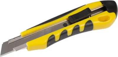 Produktbild von Toolland Abbrechklingen-Messer, Kunststoffgehäuse, rutschfestes Design, 18 mm