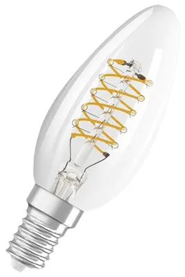 Obrázok produktu pre OSRAM Vintage 1906 LED CLASSIC A,B,P SLIM 4,8W 827 číra žiarovka E14 470lm 2700K teplá biela ako 40W stmievateľná 4099854075728