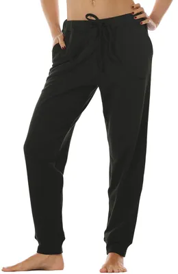 Imagen del producto de Pantalones de chándal para mujer con bolsillos, ideales para deporte y tiempo libre