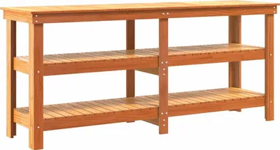 Obrázek produktu pro vidaXL Pracovní stůl vosk hnědý 181,5 x 50 x 80 cm Masivní borovicové dřevo