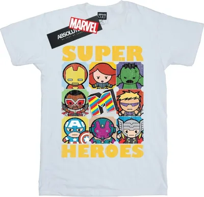 Produktbild von Marvel - T-Shirt für Herren BI32224 (XXL) (Weiß)