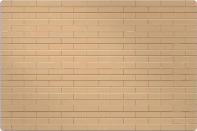 Produktbild von Küchenmatte 60x90 cm Vinylmatte Bodenmatte Dekoration - farbige Backstein Ziegel