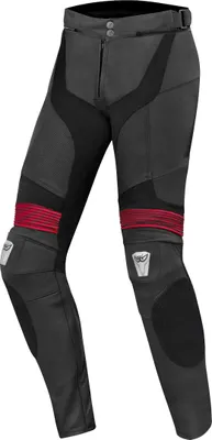 Obrázek produktu pro Berik Flexius motocyklové kožené kalhoty, černé/červené, 56