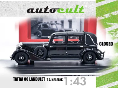 Image de Tatra 80 Landaulet (1931) T. G. Masaryk - variante fermée Autocult 1:43