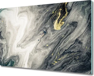Produktbild von Coloray Küchenbrett Kochplattenabdeckung Hackbrett Schneidebrett Herdabdeckplatte 80x52 cm - Meereswellen Fantasie