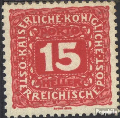 Produktbild von Briefmarken Österreich 1916 Mi P49B postfrisch Portomarken