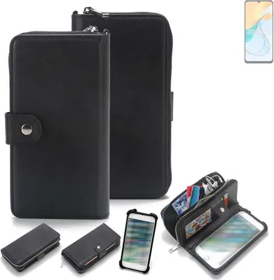 Produktbild von K-S-Trade 2in1 Handyhülle Schutzhülle kompatibel mit ZTE Blade V50 Vita  & Portemonnee Cover Handy Hülle Case Etui Geldbörse Wallet Bookstyle