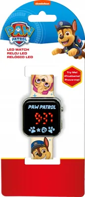 Produktbild von EUROSWAN Paw Patrol LED-Digitaluhr für Kinder, PW19961
