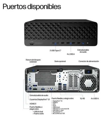 Obrázok produktu pre HP EliteDesk 8 SFF s procesorom U5-235, 16 GB RAM, 512 GB SSD, Windows 11 Pro