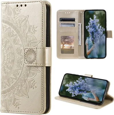 Image de Housse pour Samsung Galaxy S23 Ultra Housse téléphone portable Flip Case Cover Etui Mandala