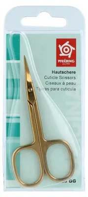 Obrázek produktu pro Nůžky na kůžičku Pfeilring, pozlacené (9 cm)