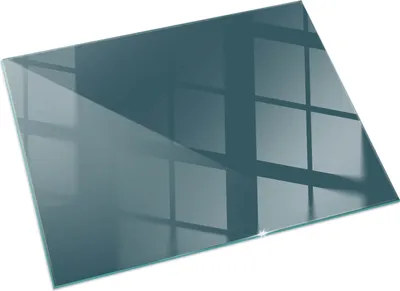 Produktbild von Farbe Maritim – Glasbodenplatte für – Kaminofen – Kaminplatte Glas – Schutzglas – Funkenschutzplatte –Glasbodenplatte Feuerfeste – Hitzeschutzplatte – Bodenschutz aus Glas – 60x40 cm