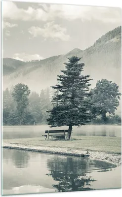 Produktbild von Bilder auf glas - Einteilig - Cool Landschaft Berge - 70x100cm - Glasbilder - Wandbilder - Bilder - zum Aufhängen bereit - Wanddekoration aus Glas - Glas Bilder - Wandbild auf Glas - GPA70x100-4611