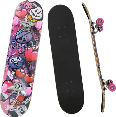 Produktbild von Best Sporting 30306 - Skateboard A3 'Kid' Octopus pink