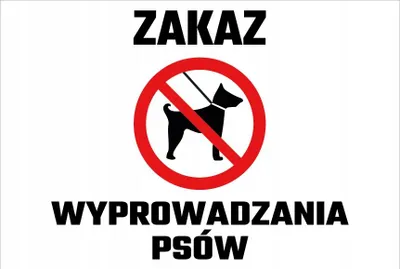 Produktbild von Hundeverbotsschild 20x30cm PVC T049
