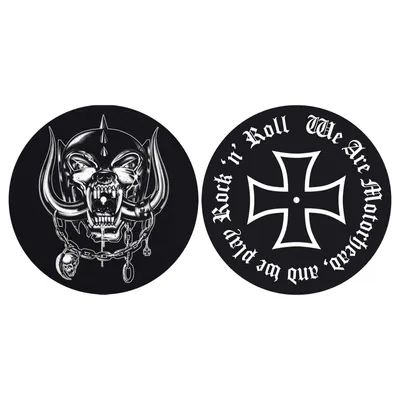 Produktbild von Motorhead - Podložka pod gramofon "We Are Motorhead" 2-Pack RO9793 (jedna velikost) (černá/bílá)