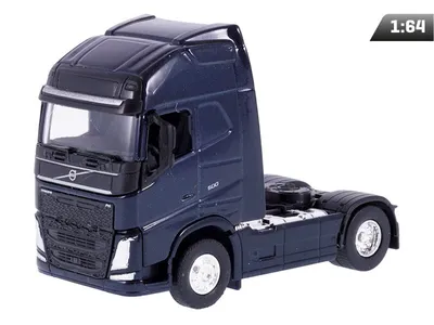 Produktbild von Volvo FH Modellauto 1:64, Granatblau, WELLY, Metall/Plastik, LKW Spielzeug