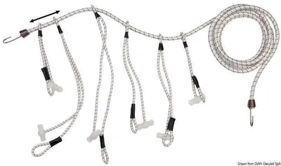 Immagine prodotto di Osculati Sail centipede White 10 mm 3 m Gumové lano