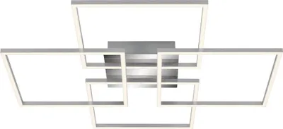 Produktbild von LED Deckenleuchte Memoryfunktion drehbar 64 W silber Metall-Kunststoff Briloner