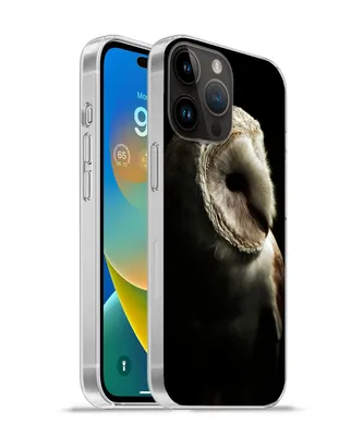 Produktbild von MuchoWow® Handyhülle Schutzhülle Hülle für Apple iPhone 14 Pro Max Eule - Vogel - Porträt Silikon Softcase Handy Hülle - Hardcover