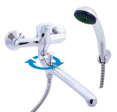 Obrázek produktu pro Slezák-RAV Vodovodní baterie pro vanu a umyvadlo Slezák RAV Sázava SA057/1 Barva: chrom, Rozměr: 100 mm