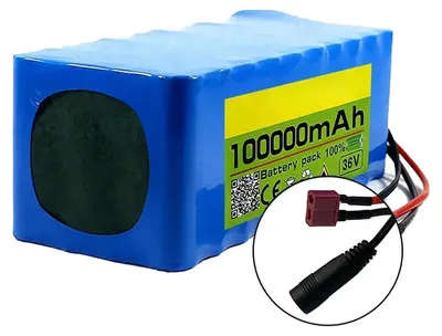 Produktbild von Lithium-Ionen-Batteriepack, 100Ah Kapazität, E-Bike-Kompatibilität, T-Stecker-DC