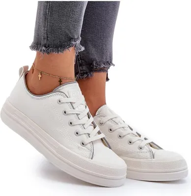 Produktbild von Damen-Sneaker auf einer Plattform Big Star LL274A177 Weiß 37