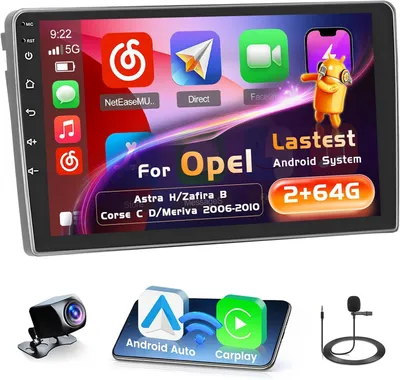 Immagine prodotto di Autoradio Android - Sistema multimediale - Sistema di navigazione - Autoradio touchscreen - Schermo da 9 pollici