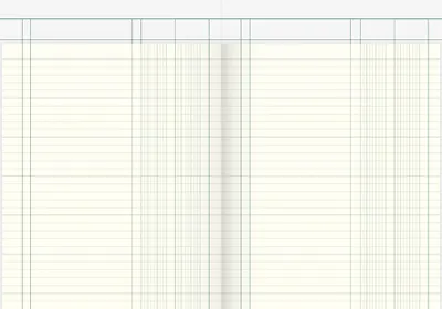 Immagine prodotto di 3XKönig & Ebhardt 8611021 Spaltbuch 2Sp 21x25,