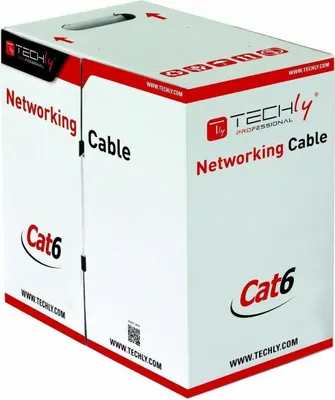 Immagine prodotto di Techly U/UTP Hank Cavo Cat.6 CCA 305m Grigio solido