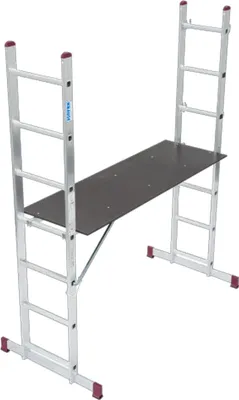 Produktbild von KRAUSE Vielzweckleiter CORDA alu 2x 7 Sprossen, H: 200,0 cm