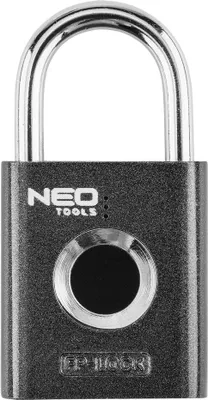 Immagine prodotto di NEO TOOLS Lucchetto senza chiave con impronta digitale, resistente alle intemperie – IP44 - per palestra, ufficio, casa, giardino e molto altro ancora.