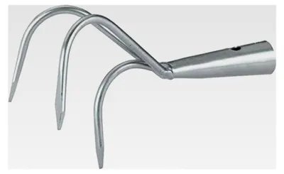 Produktbild von Grubber mit 3 Zinken und großer Stieltülle, B= 9 cm