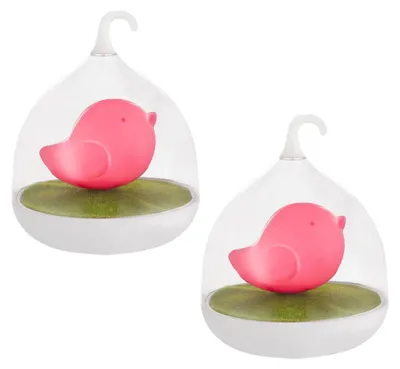 Produktbild von 2er Set LED Tischleuchte, Vogel, Touchdimmer, H 17 cm