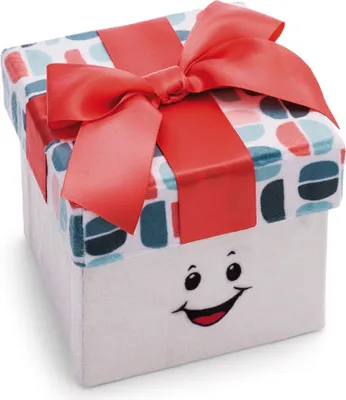 Produktbild von Nici Geschenkbox Verträumter Winter Plüschteddy 11x11x11 Cm Mehrfarbig Green Mehrfarbig Green